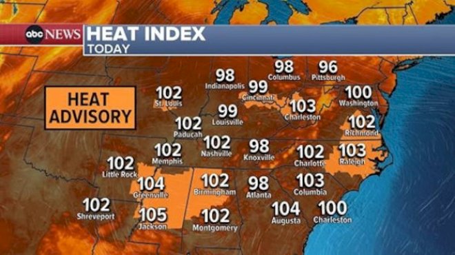 summer-scorcher:-dangerous-heat-moves-to-south-after-baking-northeast,-midwest