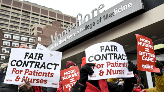 largest-nursing-strike-in-new-york-city-history-begins-amid-stalled-contract-negotiations