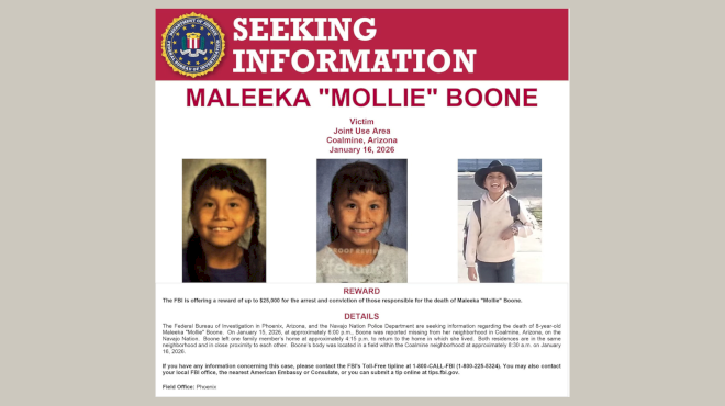8-year-old-navajo-nation-girl-may-have-been-struck-and-killed-by-a-truck,-fbi-says